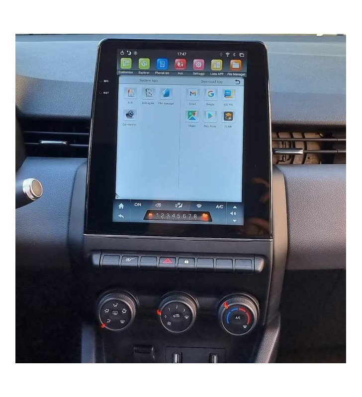 Renault Captur, Car Tablet