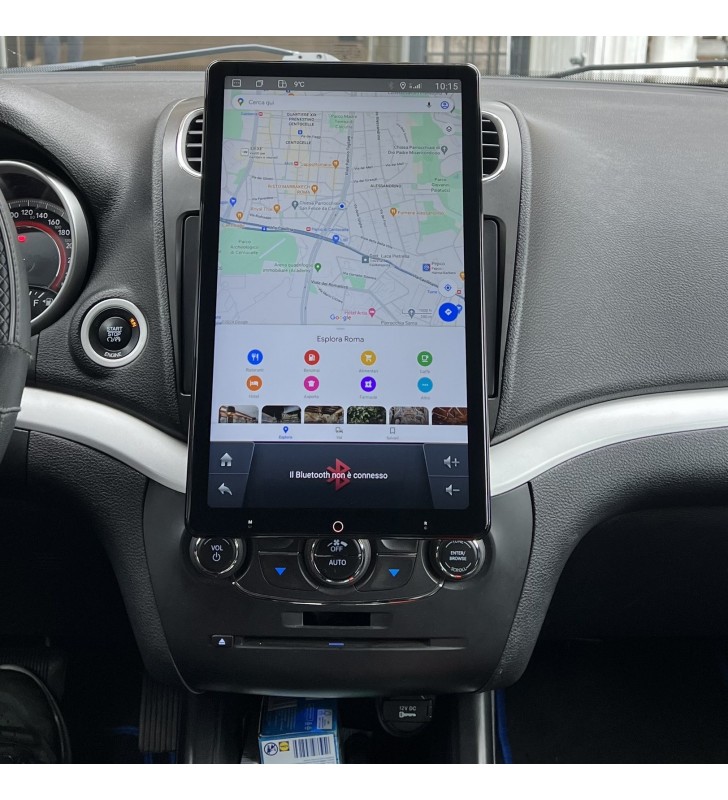 Cartablet Navigatore Fiat Punto EVO con Apple carplay e android