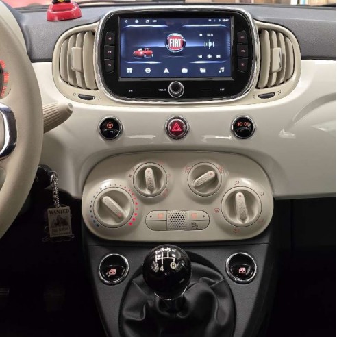 Android Apple Car Fiat 500